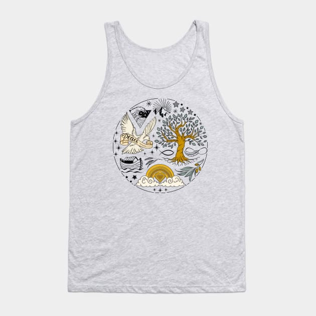 A Story Peace Tank Top by PerrinLeFeuvre